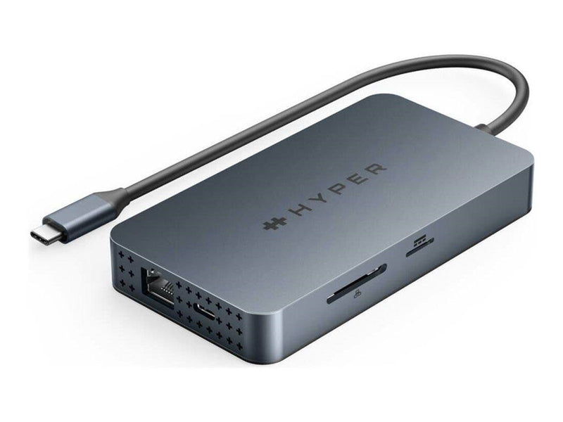 Hyper Drive HDM1HBUGL - docking station - USB-C - 2 x HDMI - GigE