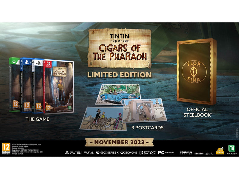 Tintin Reporter: Cigars of the Pharaoh (Limited Edition) - Sony PlayStation 5 - Action - PEGI 12