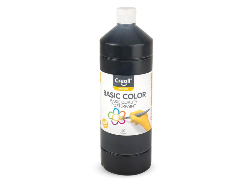 Creall School paint Black 1 liter