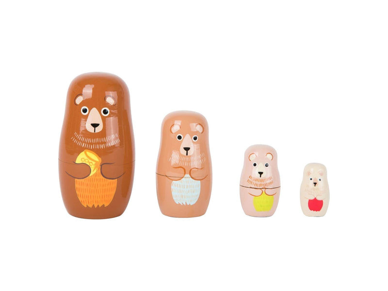Small Foot - Wooden Matryoshka Doll Bear Family