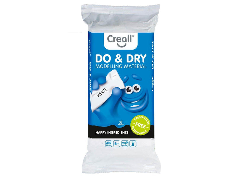 Creall Do&Dry Modeling Clay Preservation Free White 1000gr.