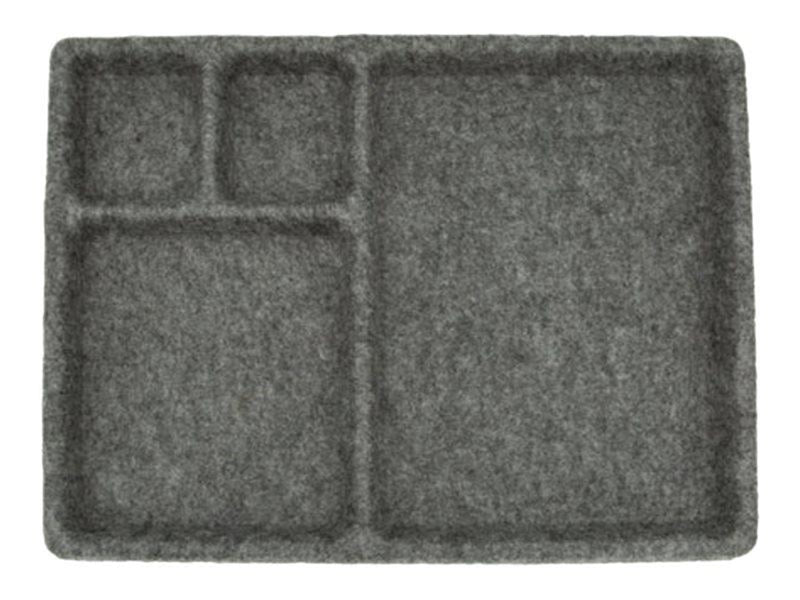 Kikkerland Felt Catch-All Tray 28.6 x 20 x 2 cm