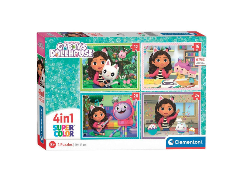Gabby's Dollhouse 4in1 Puzzle Boden