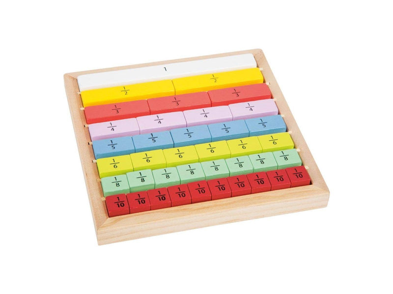 Small Foot - Wooden Cubes with Fractions