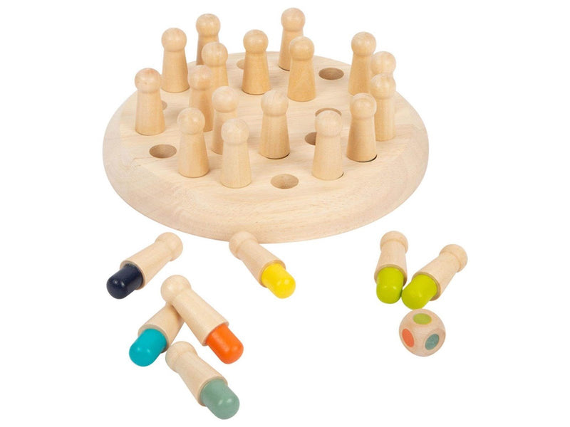 Small Foot - Wooden Color Memo Game