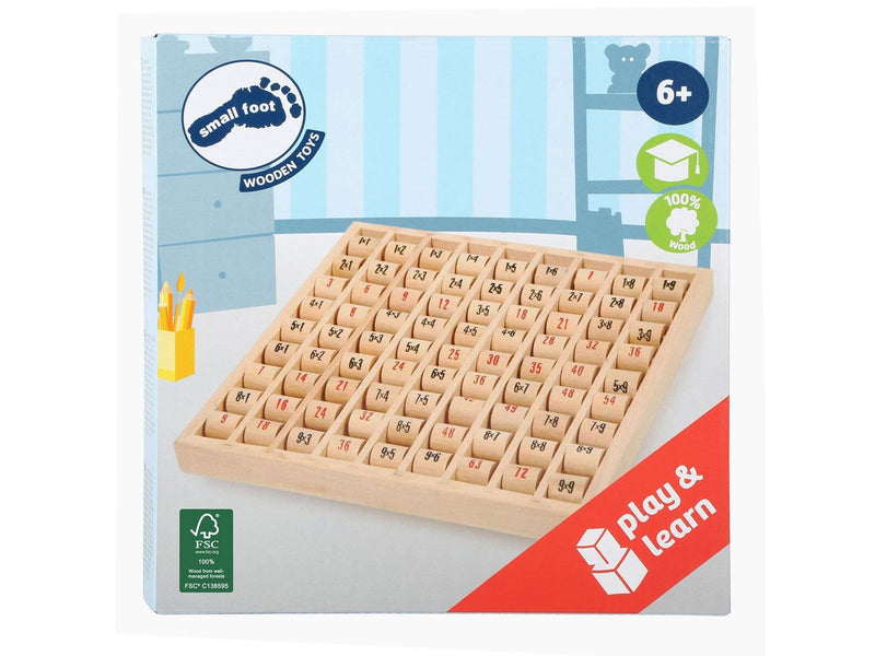Small Foot - Wooden Sign Counting Multiplying