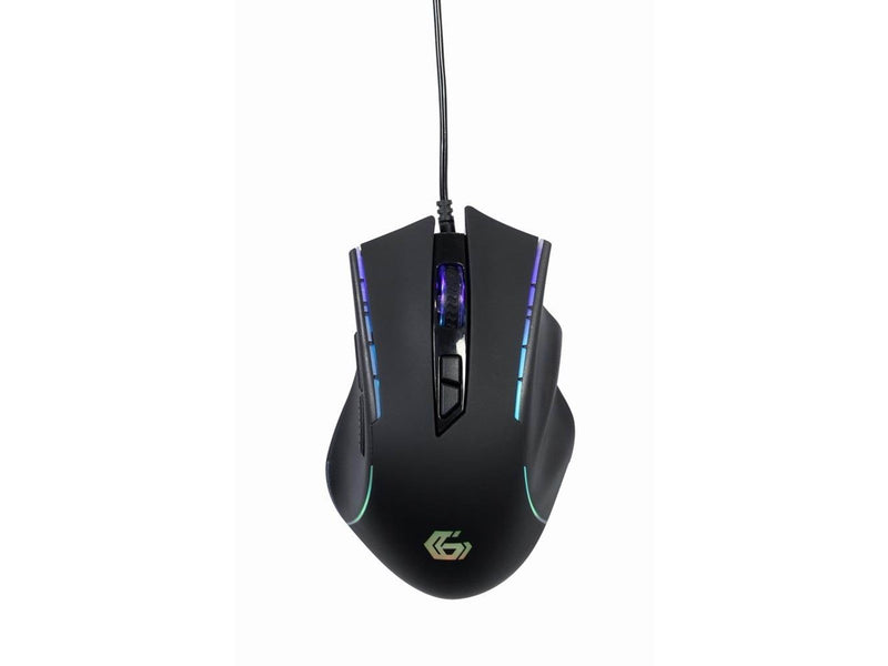 Gembird Ragnar RX300 - Gaming Maus (Schwarz mit RGB)