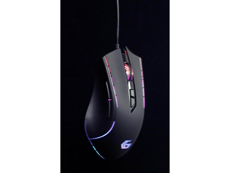 Gembird Ragnar RX300 - Gaming Maus (Schwarz mit RGB)