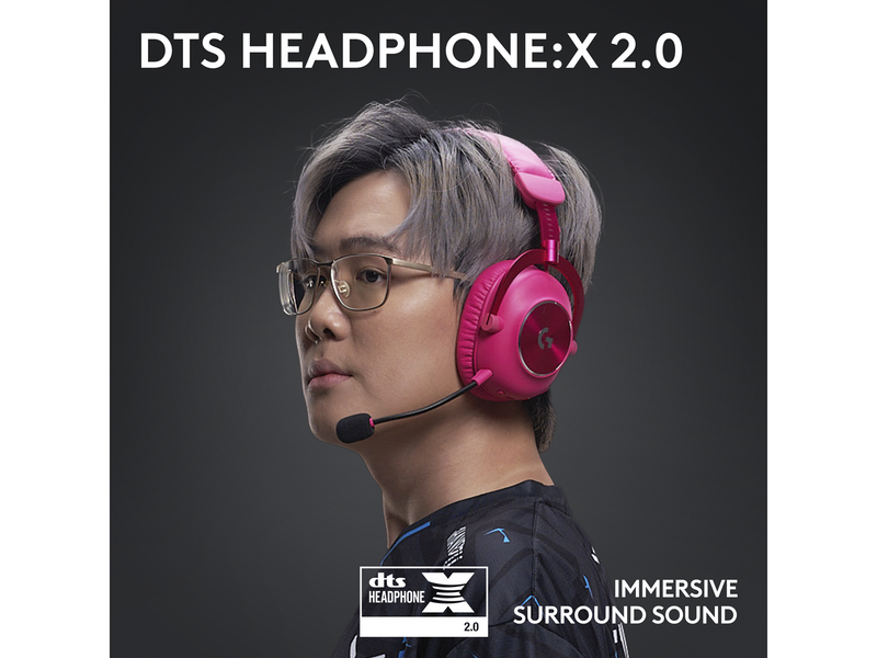 Logitech G PRO X 2 - LIGHTSPEED Wireless Gaming Headset - Rot