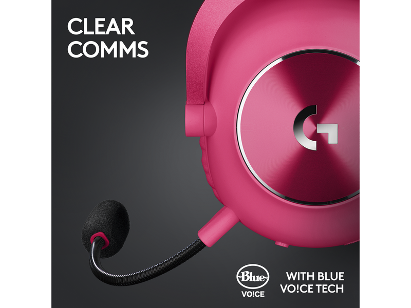 Logitech G PRO X 2 - LIGHTSPEED Wireless Gaming Headset - Rot