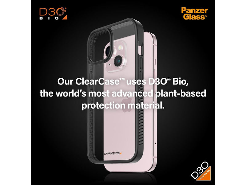 PanzerGlass ClearCase with D3O iPhone 15