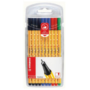 STABILO point 88 Fineliner farbsortiert 0,4 mm - 10 Stück