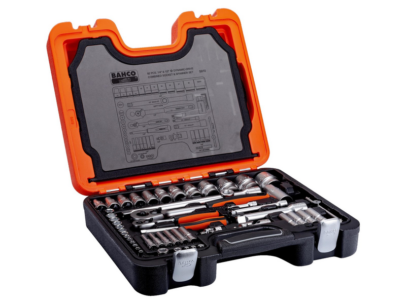 BAHCO For sockets 4-32mm attachments and wrenches 8-17mm comp