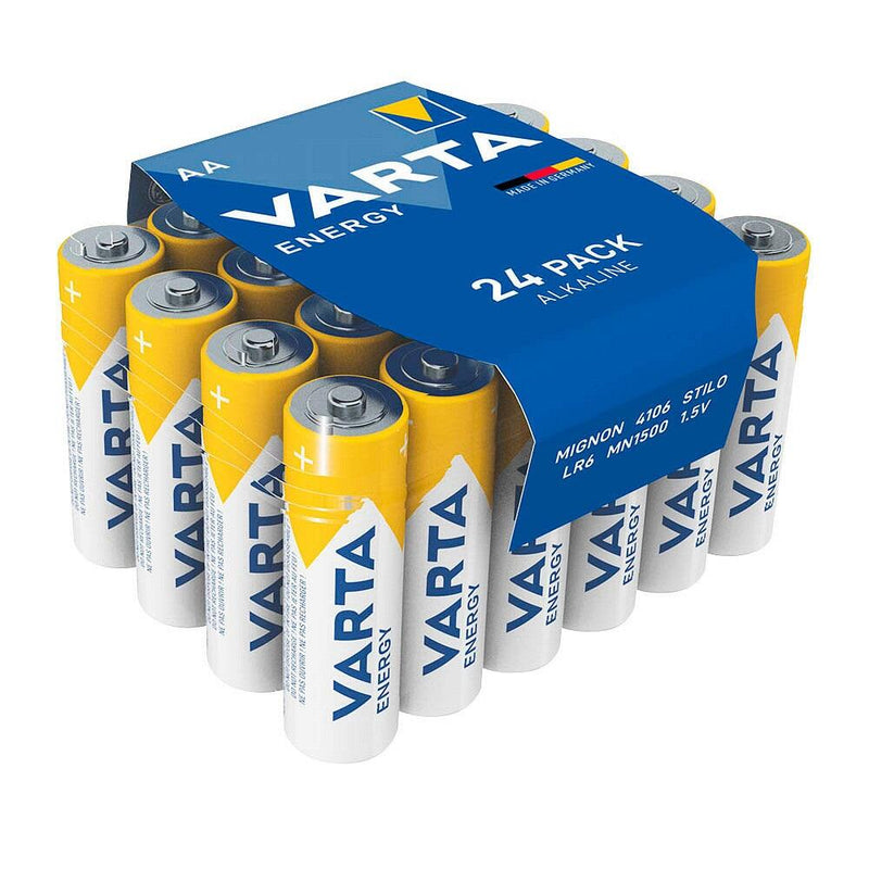 VARTA Energy Mignon AA 1,5V Batterien - 24 Stück
