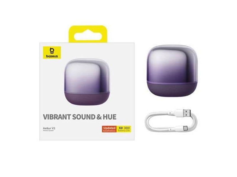 Baseus AeQur V2 Wireless Speaker (Purple)
