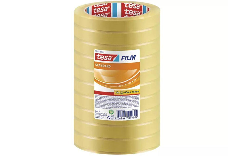 tesa STANDARD Klebefilm 15 mm x 66 m transparent