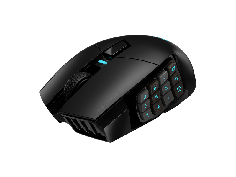 Corsair SCIMITAR ELITE WIRELESS Gaming Mouse - Maus (Schwarz)