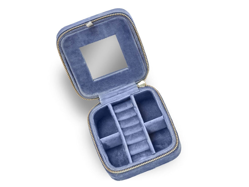 Gillian Jones Jewelry box - Blue velour