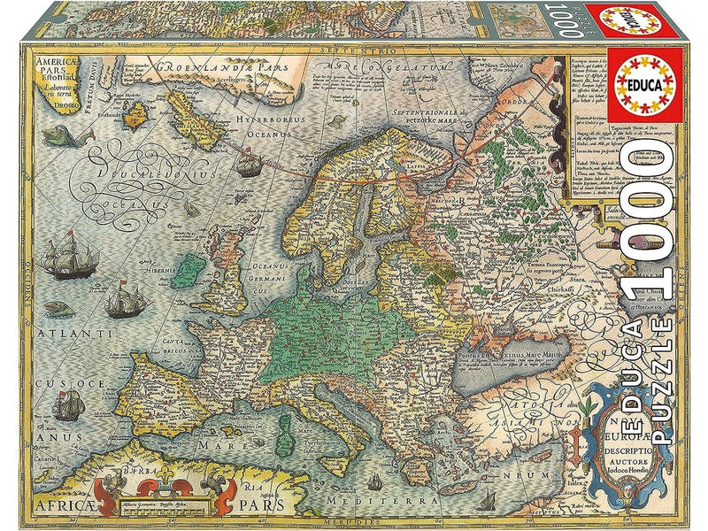 Educa 1000 Map Of Europe