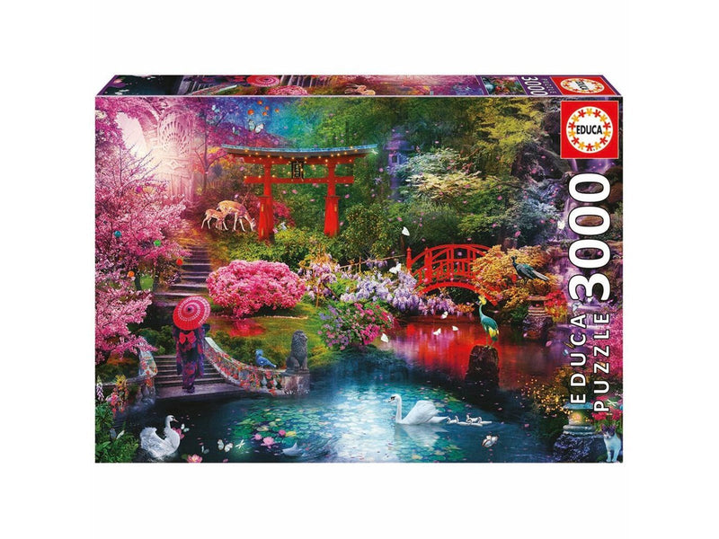 Educa 3000 Japanese Garden Holz