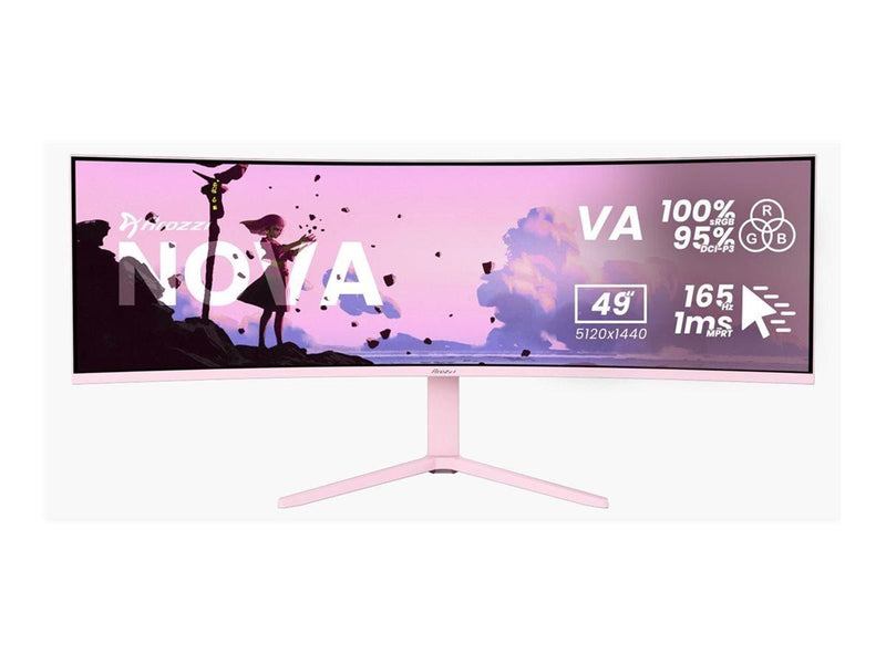 49" Arozzi Nova 49” Curved computer monitor