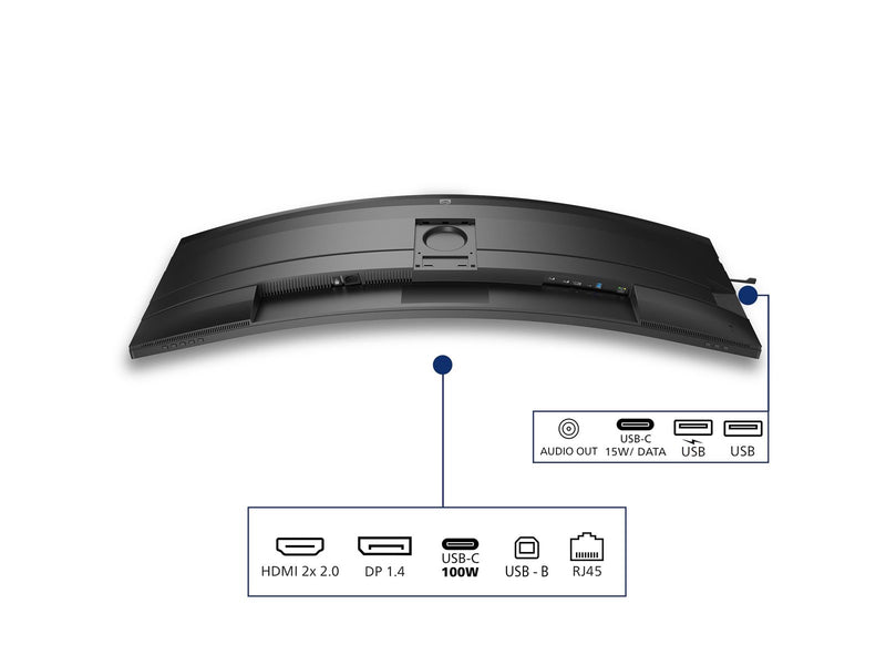 49" Philips 49B2U5900C - 5120x1440 - 75Hz - VA - 100W USB-C - KVM switch
