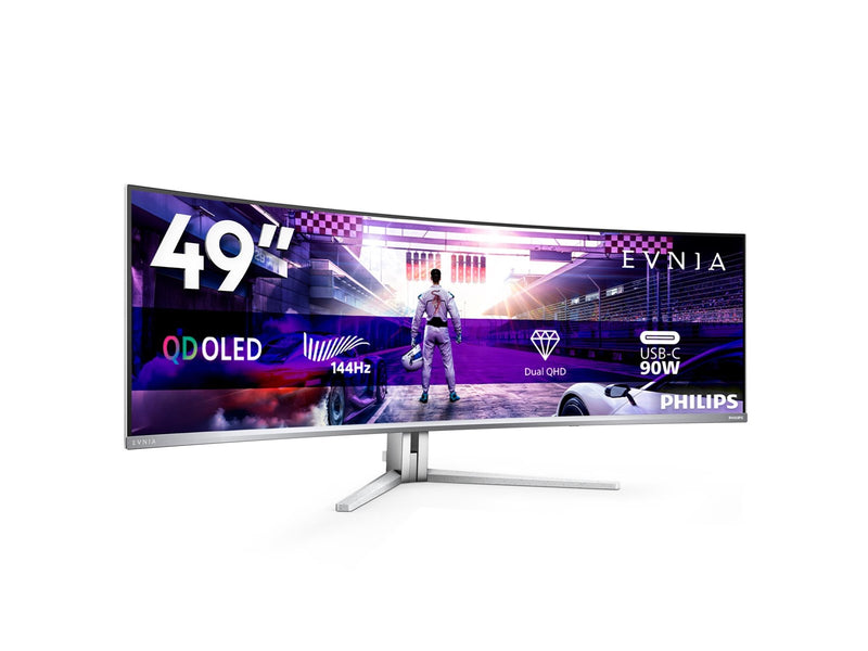 49" Philips Evnia 8000 49M2C8900L - 5120x1440 - 144Hz - QD-OLED - 90W USB-C - KVM switch