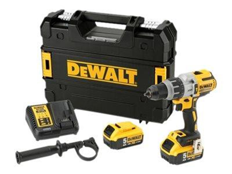 Dewalt 18V XR XRP Hammer Drill Driver - 2 x 5Ah