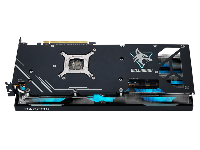 PowerColor Radeon RX 7800 XT Hellhound OC - 16GB GDDR6 RAM - Grafikkarte