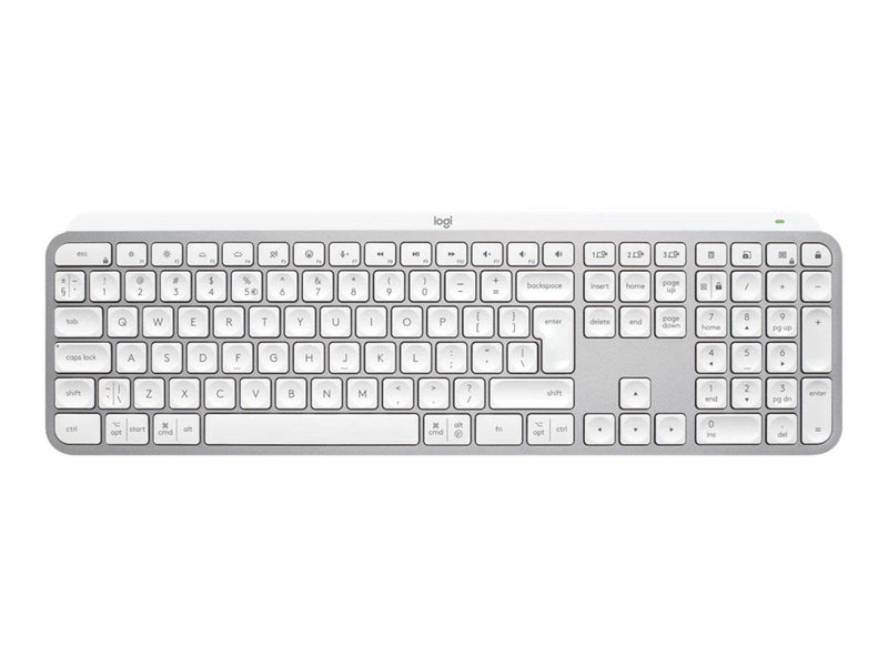 Logitech MX Keys S Pale Grey - DE - Tastaturen - Deutsch - Grau