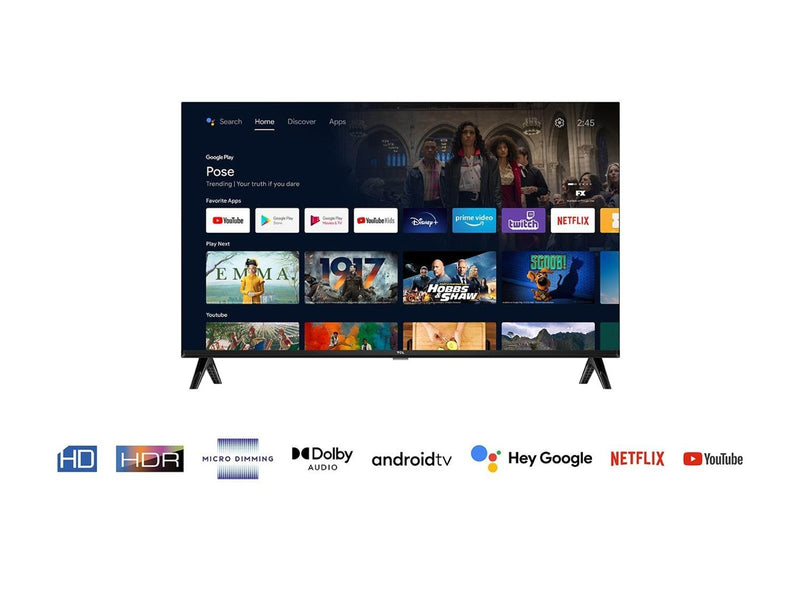 TCL 32" Flachbild TV S54 Series 32S5400A TV LED 720p