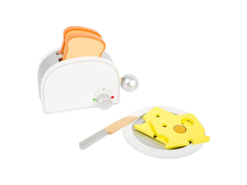 Small Foot - Wooden Play Food Breakfast Set with Toaster 7 pcs.