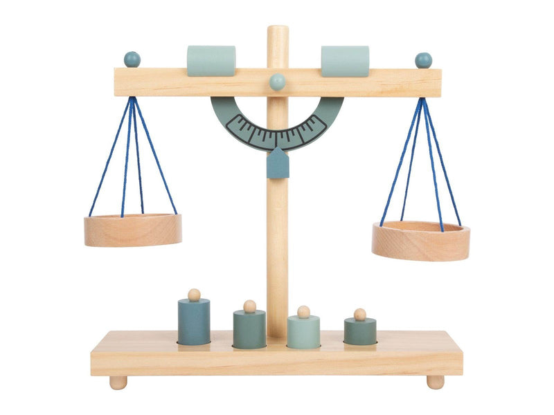 Small Foot - Wooden Scale with Weights 5dlg.