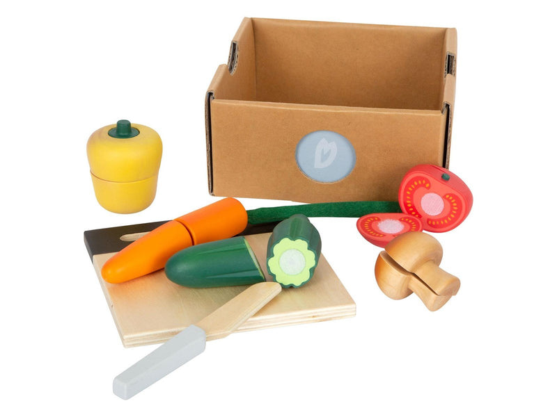 Small Foot Wooden Cut and Play Food Vegetables Set 1