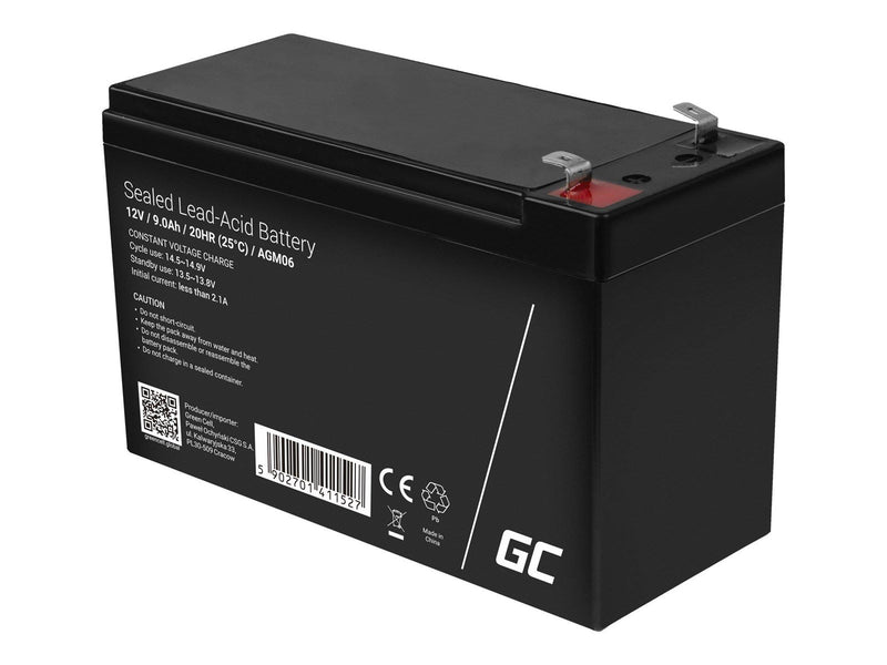 Green Cell AGM06 AGM 12V/9Ah Gel Deep Cycle