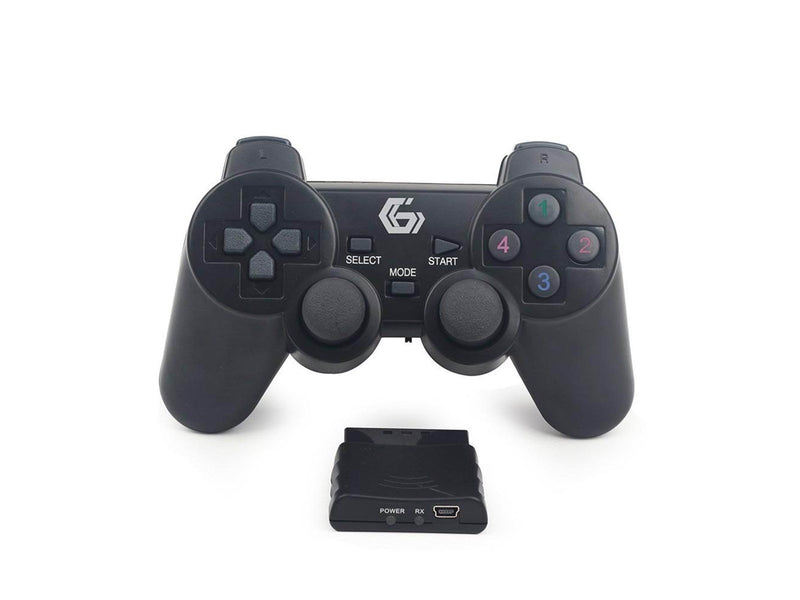 Gembird Wireless Dual Vibration Gamepad - Wireless Controller - Sony PlayStation 2