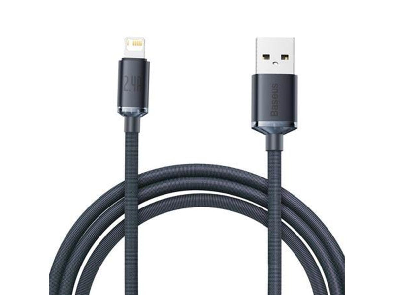 Baseus Crystal Shine cable USB to Lightning 2.4A 2m (black)