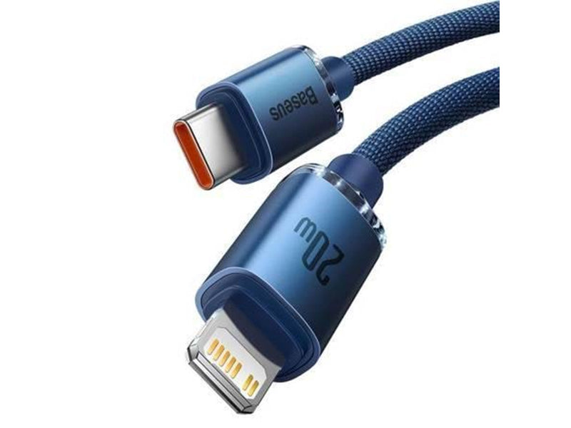 Baseus Crystal cable USB-C to Lightning 20W 1.2m (blue)