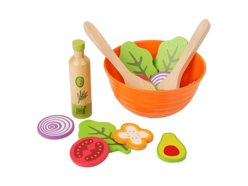 Small Foot - Wooden Play Food Salad Play Set 15 p