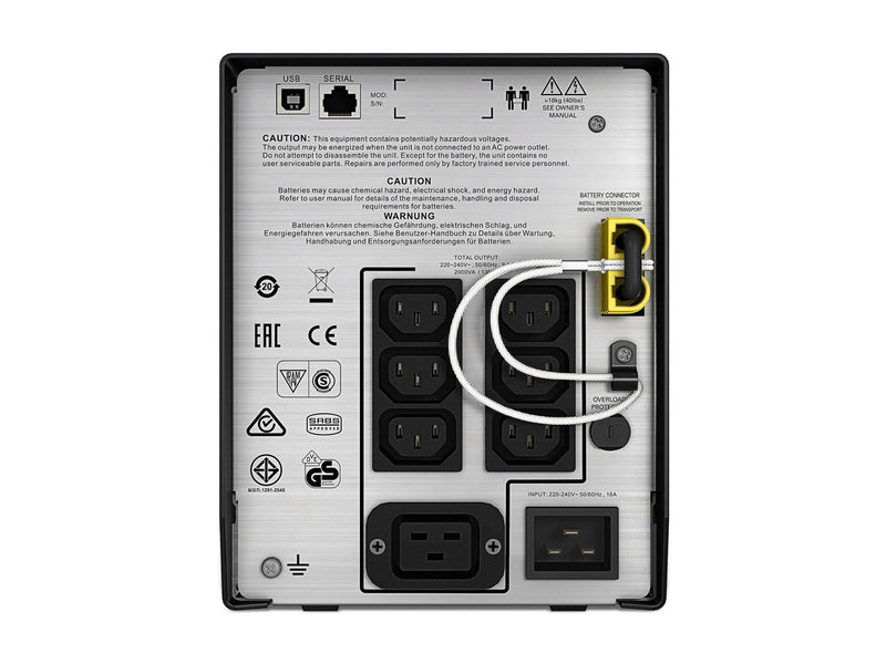 APC SMC2000I - Smart-UPS C - 2000VA/1300W - Line Interactive UPS