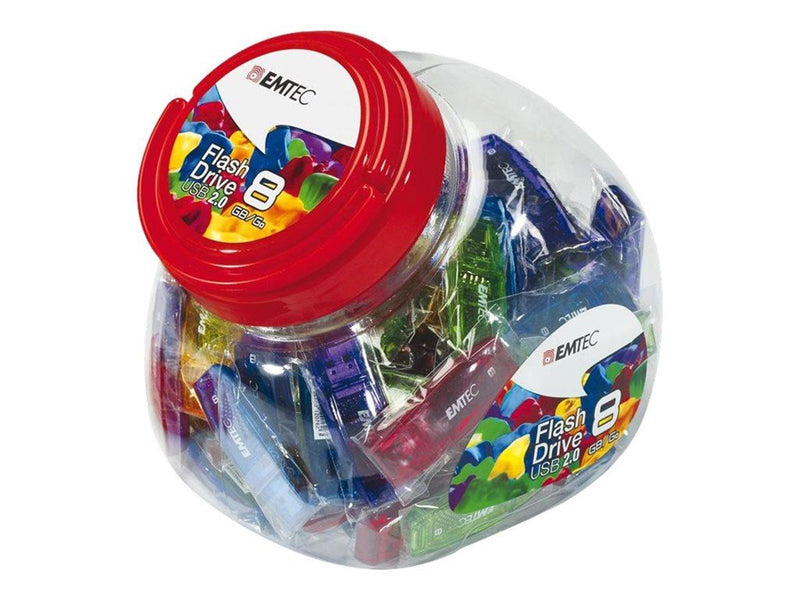 Emtec C410 Color Mix Candy jar - 32GB - USB-Stick