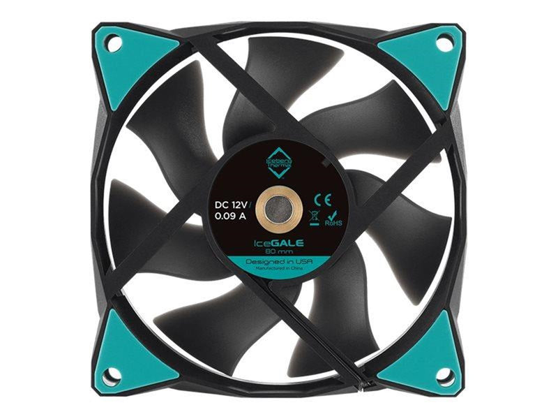 ICEberg Thermal IceGale - case fan - Gehäuselüfter - 80mm - Schwarz