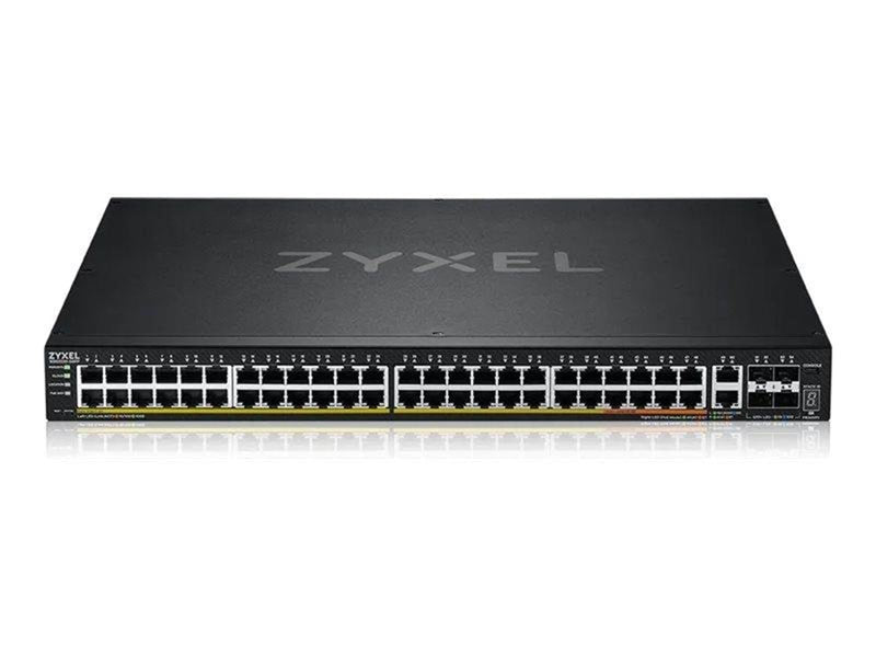 ZyXEL XGS2220 Series XGS2220-54FP - switch - L3 access NebulaFLEX Cloud 960 W - 48 ports - Managed - rack-mountable