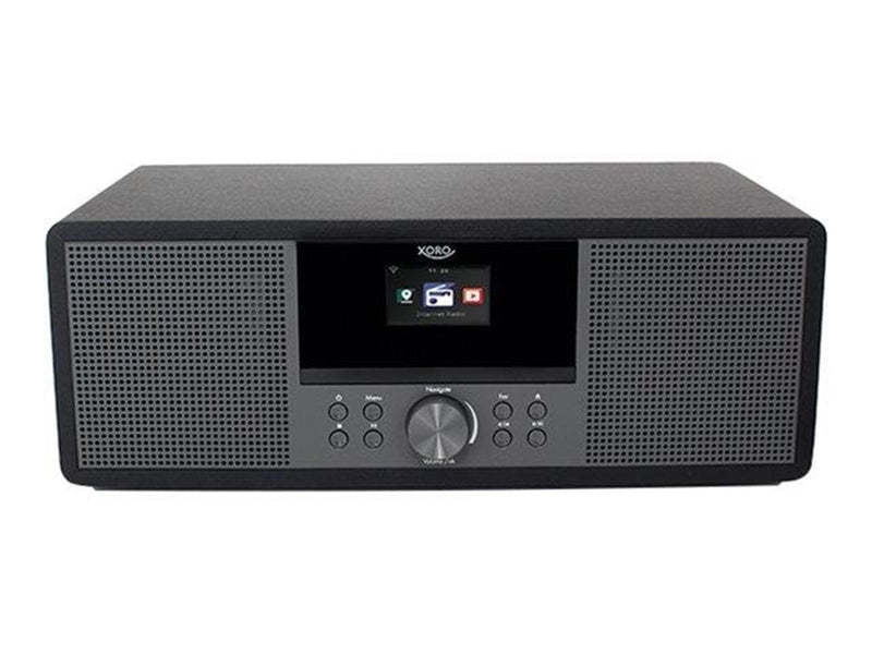 Xoro HMT 600 V2 - Netzwerk-Audioplayer / CD-Player / Radiotuner / DAB-Radiotuner - Grau