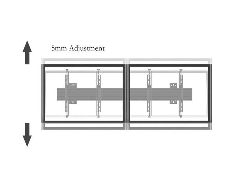 Multibrackets M Pro Series - Micro-Adjustable Arms 400mm 30 kg 65" From 100 x 100 mm