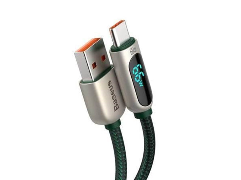 Baseus Display Cable USB to Type-C 66W 2m (green)