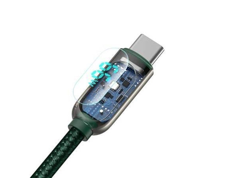 Baseus Display Cable USB to Type-C 66W 2m (green)