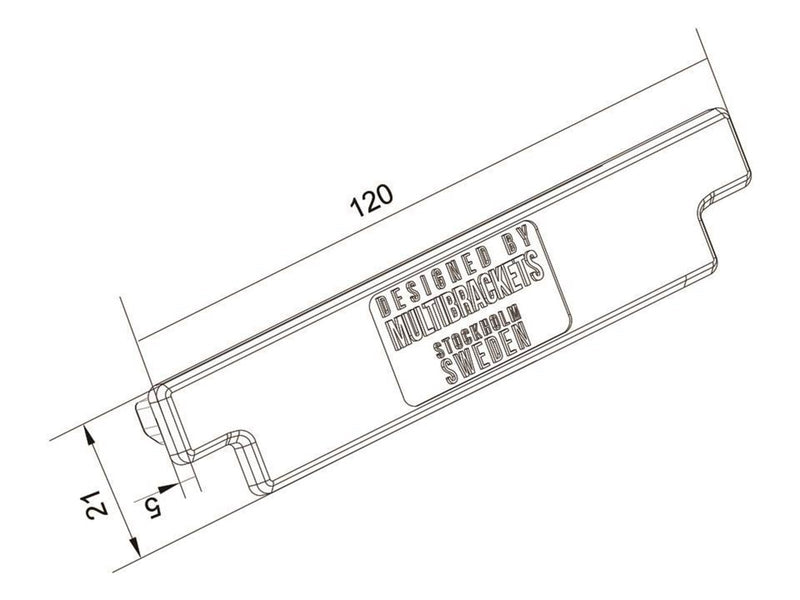 Multibrackets M Pro Series - Rail End Cover