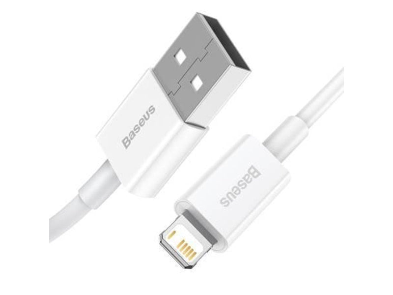 Baseus Superior Series Cable USB to Lightning 2.4A 1.5m (white)
