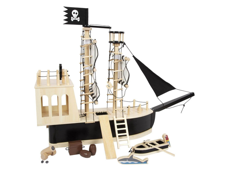 Small Foot - Wooden Dollhouse Pirate Boat
